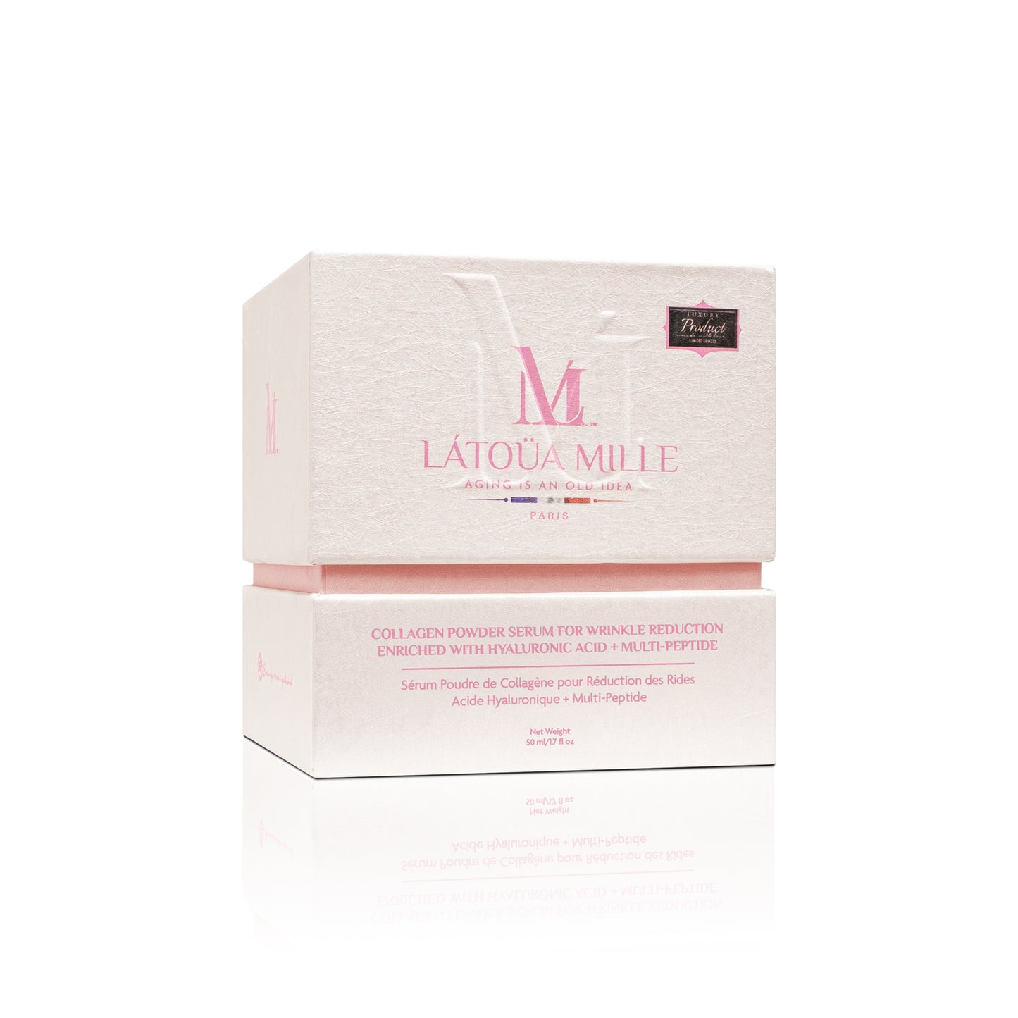 Collagen Powder Serum for Wrinkle Reduction Hyaluronic Acid + Multi-Peptide