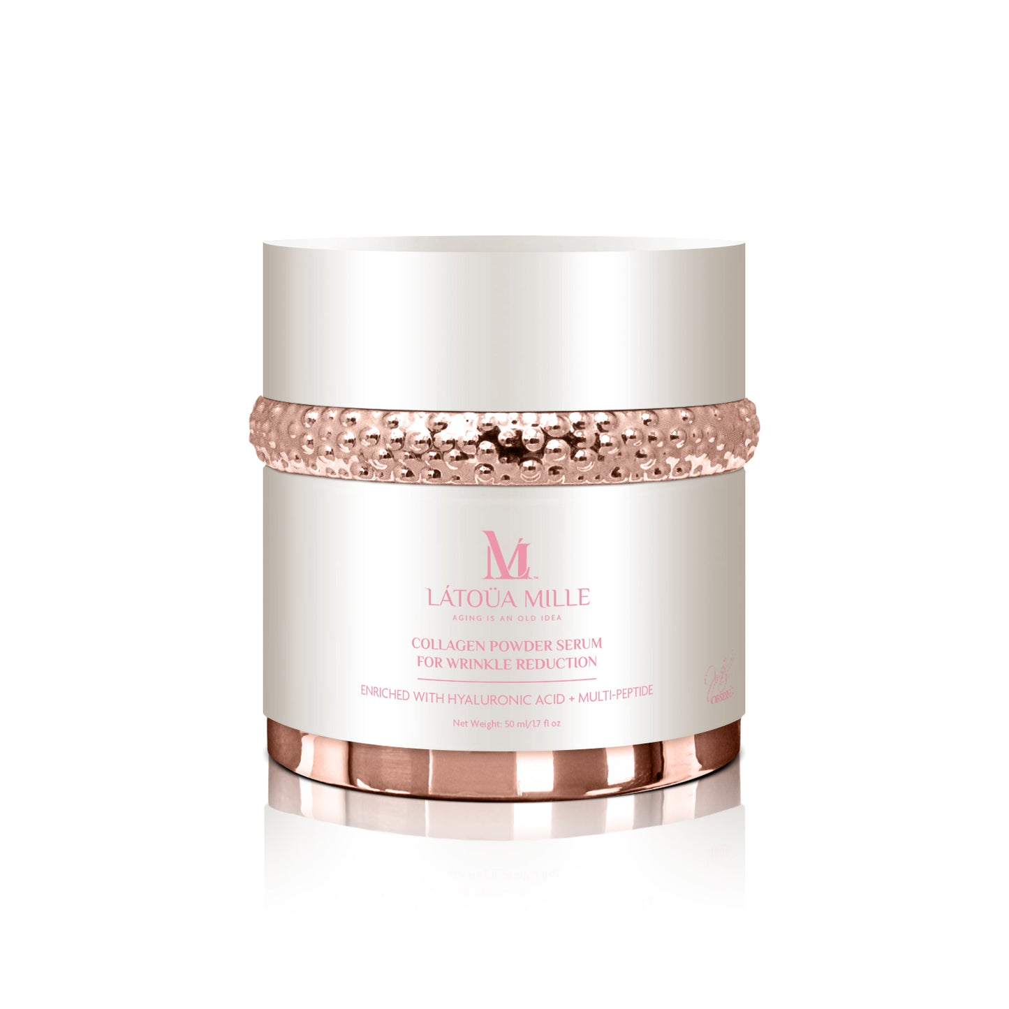 Collagen Powder Serum for Wrinkle Reduction Hyaluronic Acid + Multi-Peptide