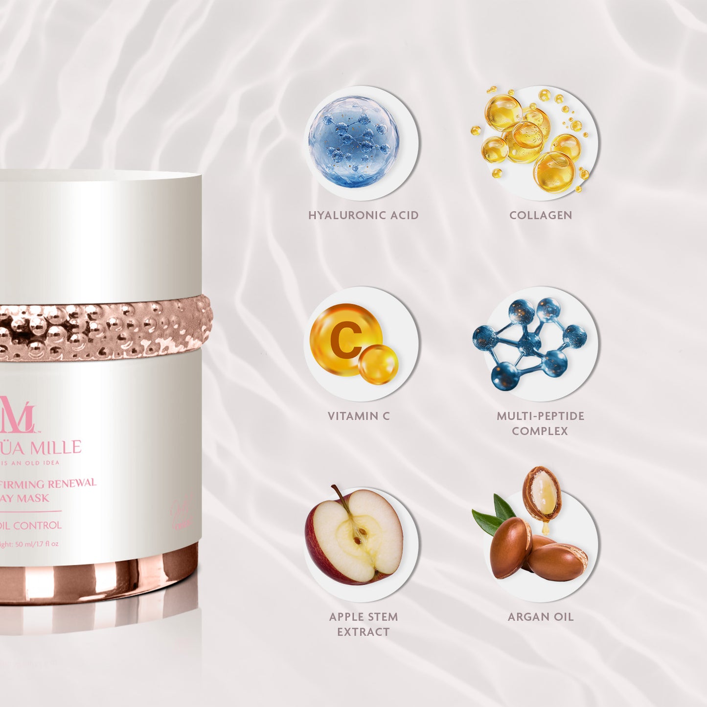 Collagen Firming Renewal Clay Mask for Oil Control