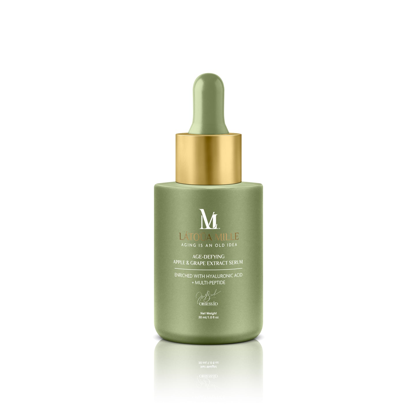 Age-Defying Apple & Grape Extract Serum Enriched With Hyaluronic Acid + Multi-Peptide