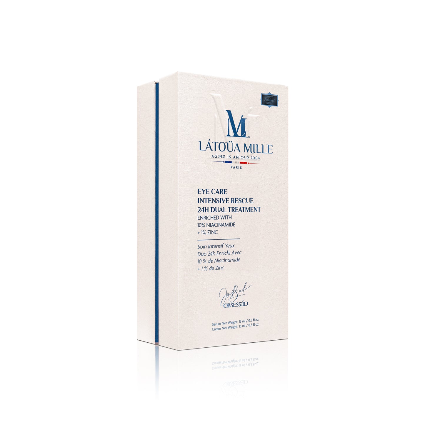 Eye Care Intensive Rescue 24h Dual Treatment Enriched with 10% Niacinamide + 1% Zinc