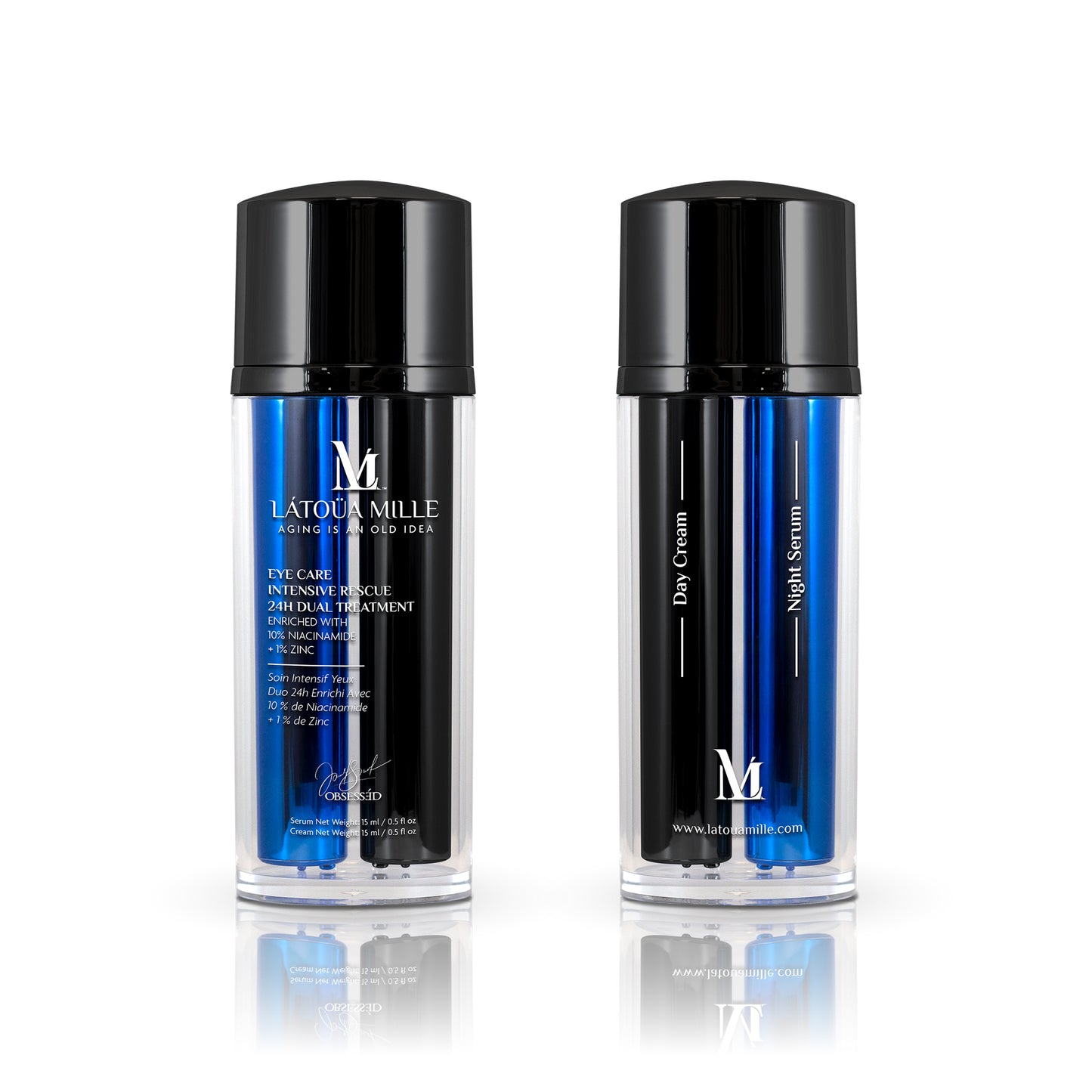 Eye Care Intensive Rescue 24h Dual Treatment Enriched with 10% Niacinamide + 1% Zinc