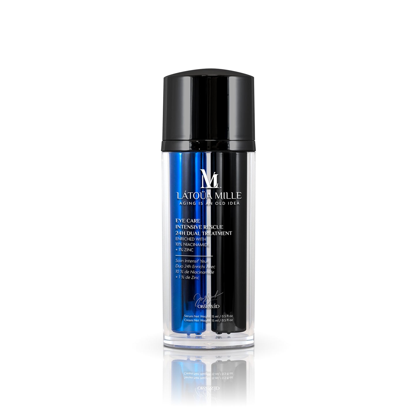 Eye Care Intensive Rescue 24h Dual Treatment Enriched with 10% Niacinamide + 1% Zinc
