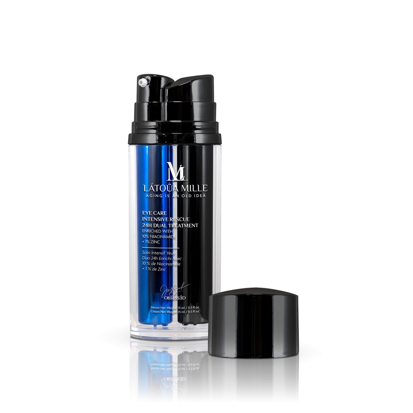 Eye Care Intensive Rescue 24h Dual Treatment Enriched with 10% Niacinamide + 1% Zinc