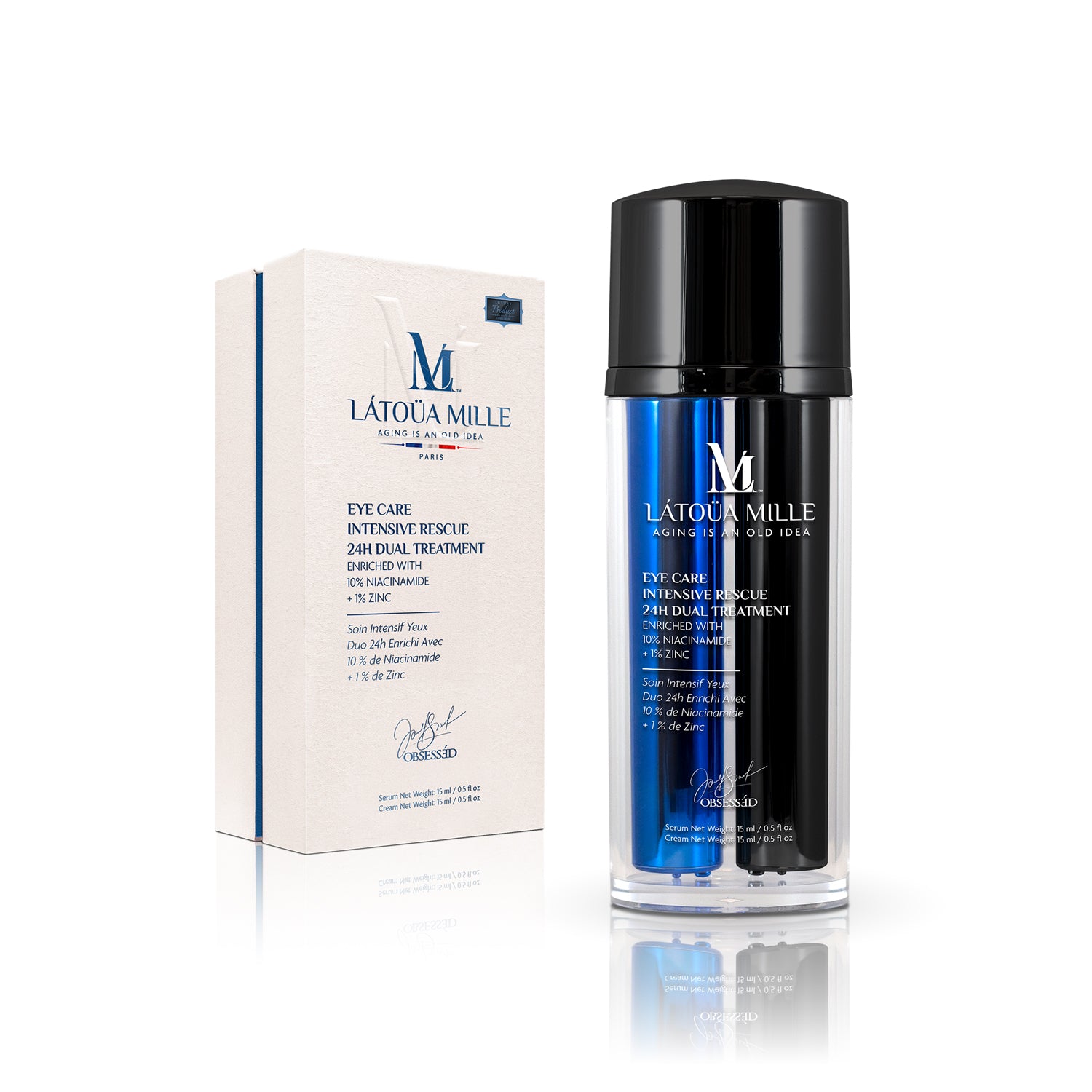 Eye Care Intensive Rescue 24h Dual Treatment Enriched with 10