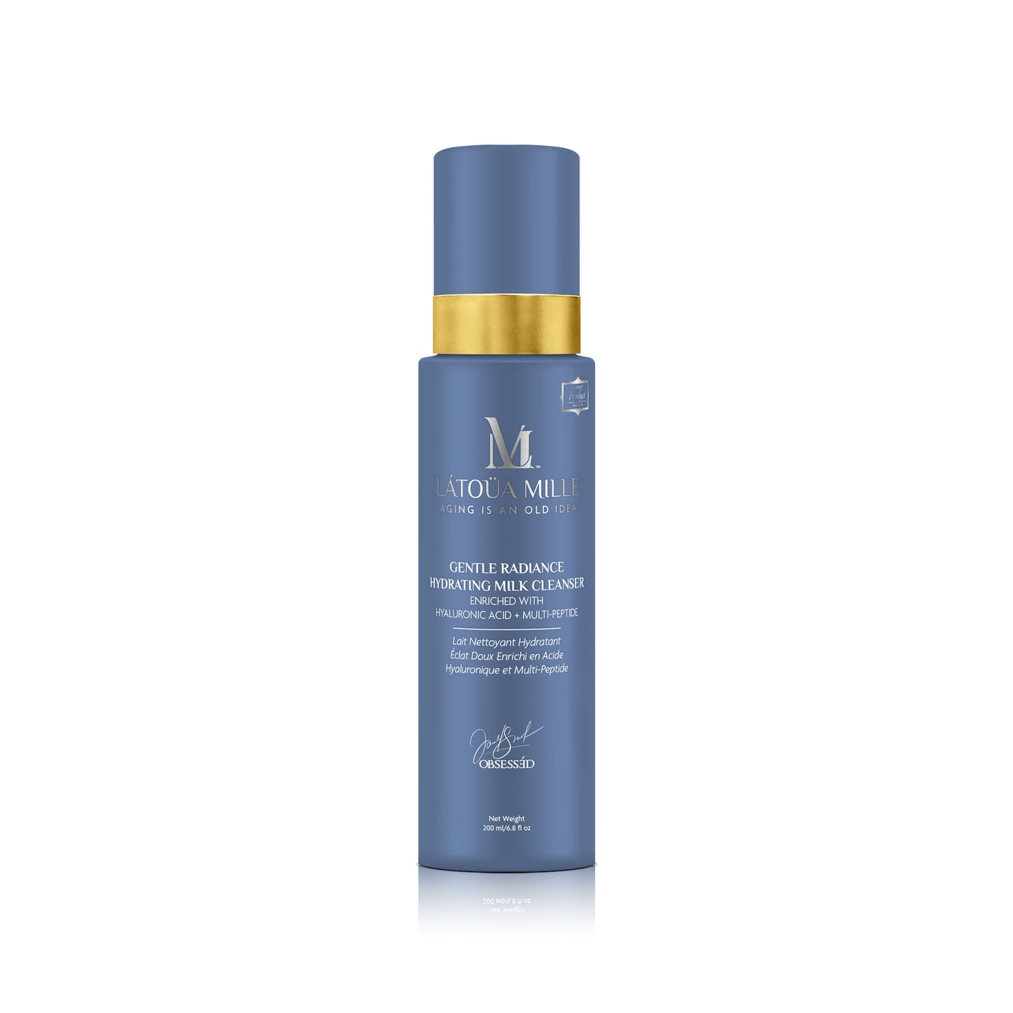 Gentle Radiance Hydrating Milk Cleanser Enriched with Hyaluronic Acid + Multi-Peptide
