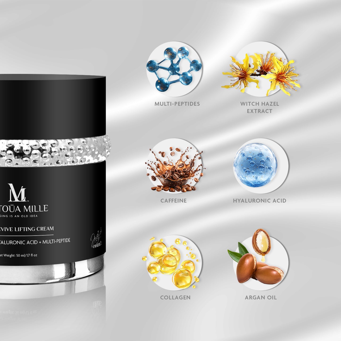 Glow Revive Lifting Cream Enriched With Hyaluronic Acid + Multi-Peptide