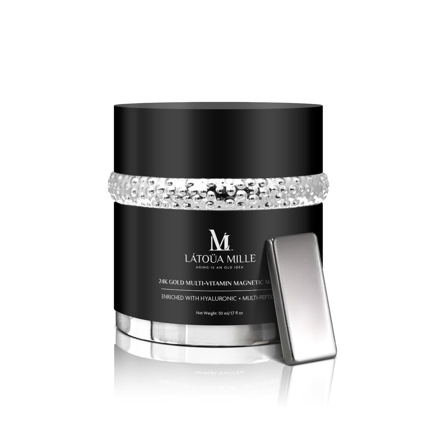24K Gold Multi-Vitamin Magnetic Mask Enriched With Hyaluronic + Multi-Peptide