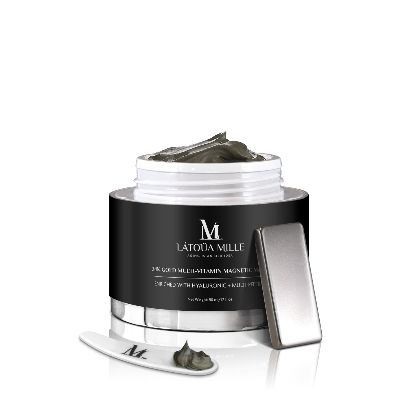 24K Gold Multi-Vitamin Magnetic Mask Enriched With Hyaluronic + Multi-Peptide