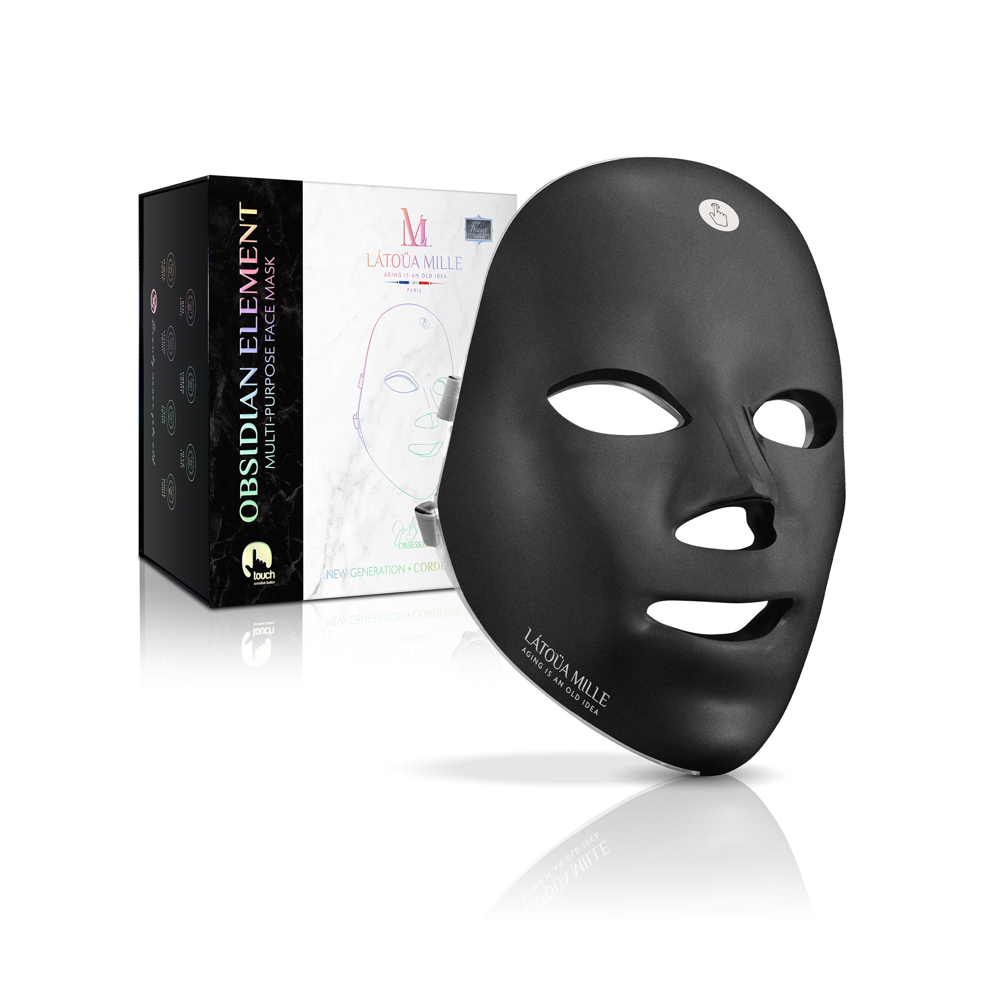 ベネチアンマスク Teschio Black Obsidian Element Multi-Purpose Face Mask – Latoua Mille