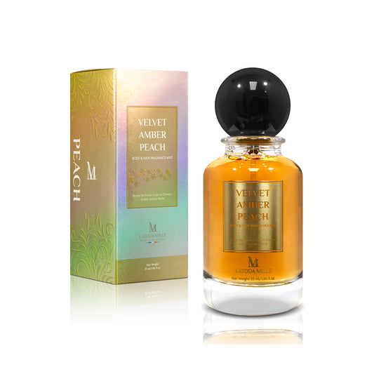 Velvet Amber Peach Body & Hair Fragrance Mist