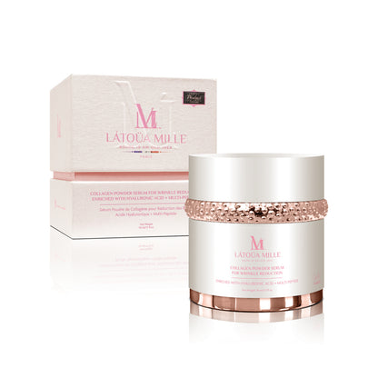 Collagen Powder Serum for Wrinkle Reduction Hyaluronic Acid + Multi-Peptide