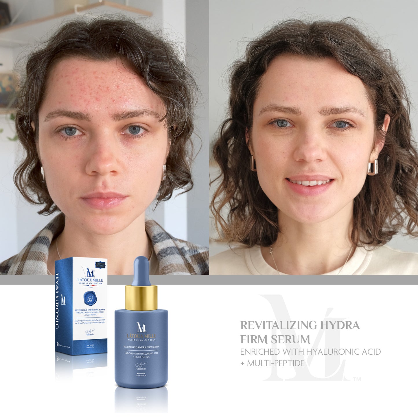 Revitalizing Hydra Firm Serum  Enriched With Hyaluronic Acid + Multi-Peptide