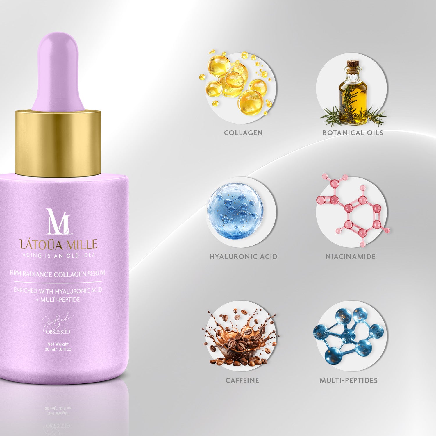 Firm Radiance Collagen Serum Enriched With Hyaluronic Acid + Multi