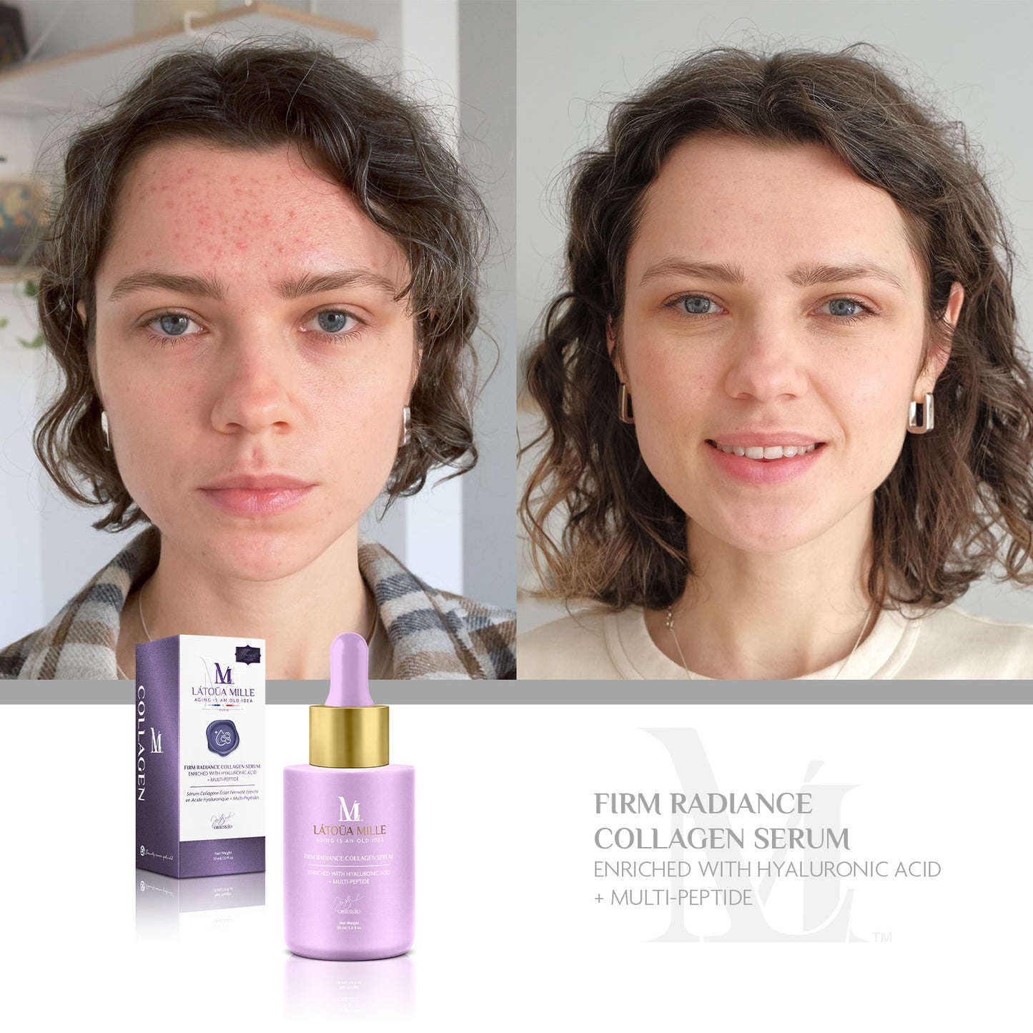 Firm Radiance Collagen Serum  Enriched With Hyaluronic Acid + Multi-Peptide