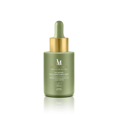 Age-Defying Apple & Grape Extract Serum  Enriched With Hyaluronic Acid + Multi-Peptide