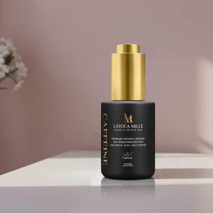 Energize Lifting Caffeine Skin Serum Enriched with Hyaluronic Acid + Multi-Peptide