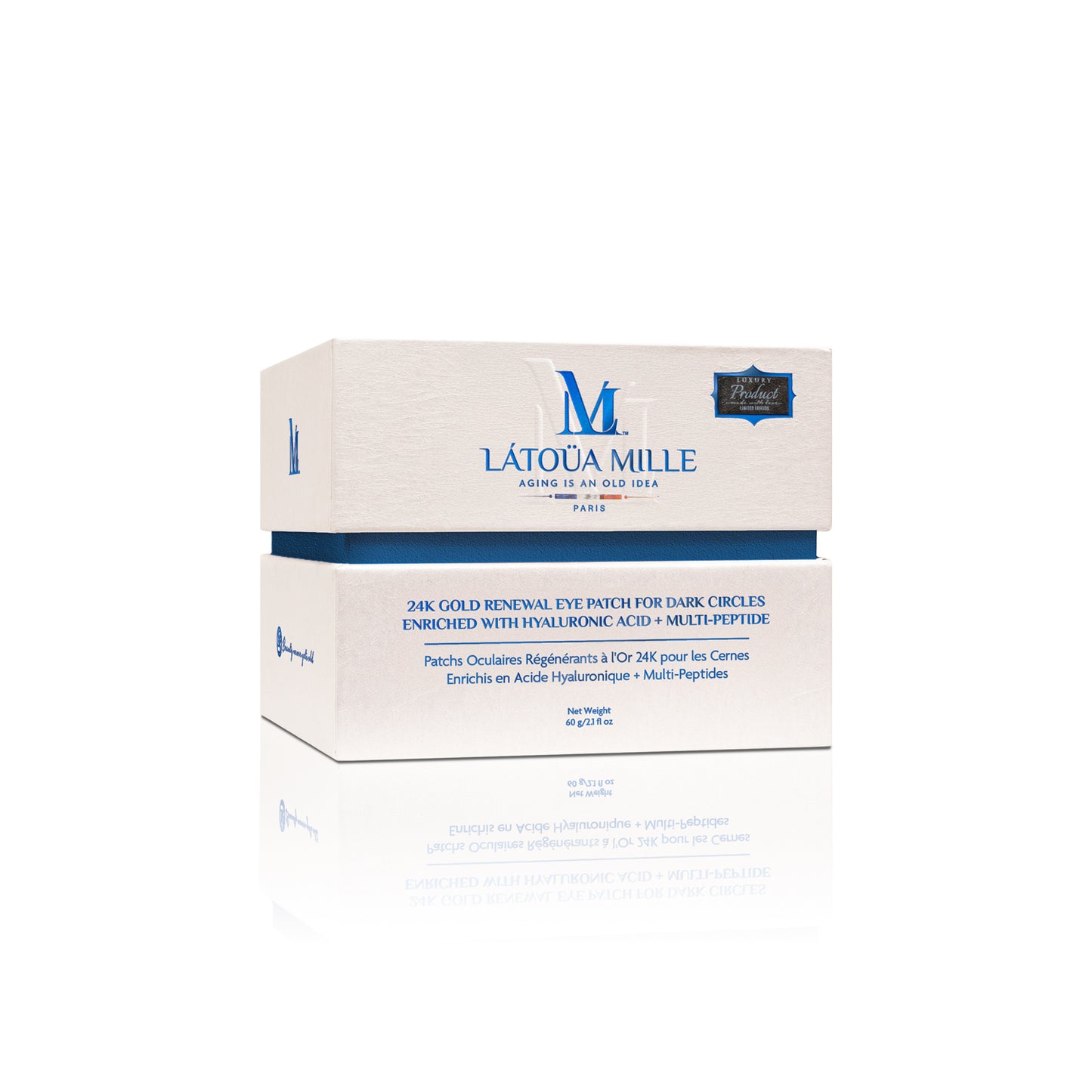 24K Gold Renewal Eye Patch for Dark Circles Enriched with Hyaluronic Acid + Multi-Peptide