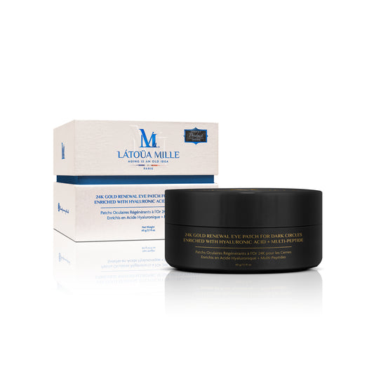 24K Gold Renewal Eye Patch for Dark Circles Enriched with Hyaluronic Acid + Multi-Peptide