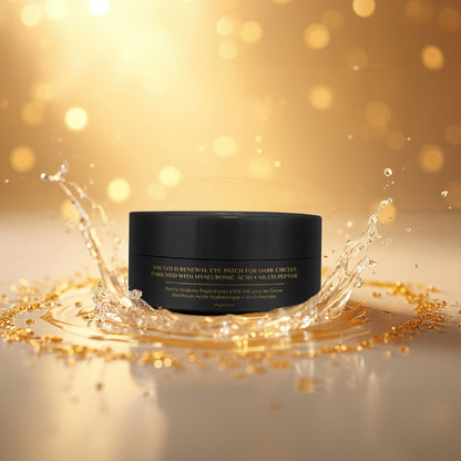 24K Gold Renewal Eye Patch for Dark Circles Enriched with Hyaluronic Acid + Multi-Peptide