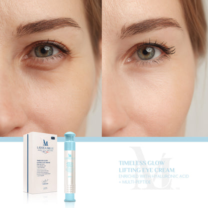 Timeless Glow Lifting Eye Cream Enriched with Hyaluronic Acid + Multi-Peptide