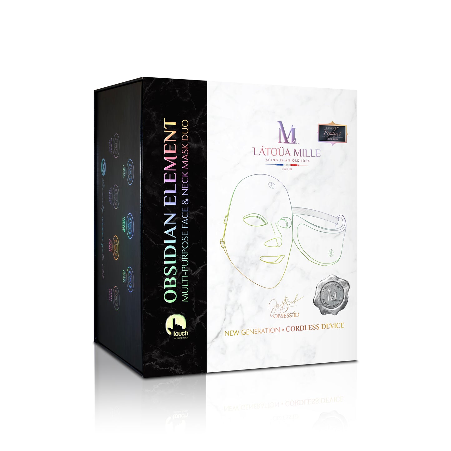 Obsidian Element Multi-Purpose Face & Neck Mask Duo