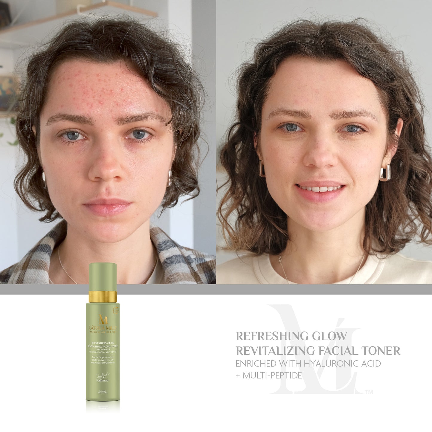 Refreshing Glow Revitalizing Facial Toner  Enriched with Hyaluronic Acid + Multi-Peptide