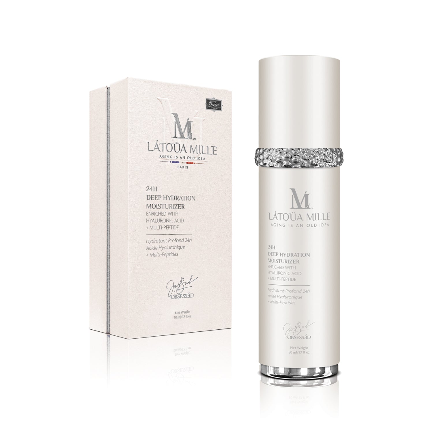 24h Deep Hydration Moisturizer Hyaluronic Acid + Multi-Peptide