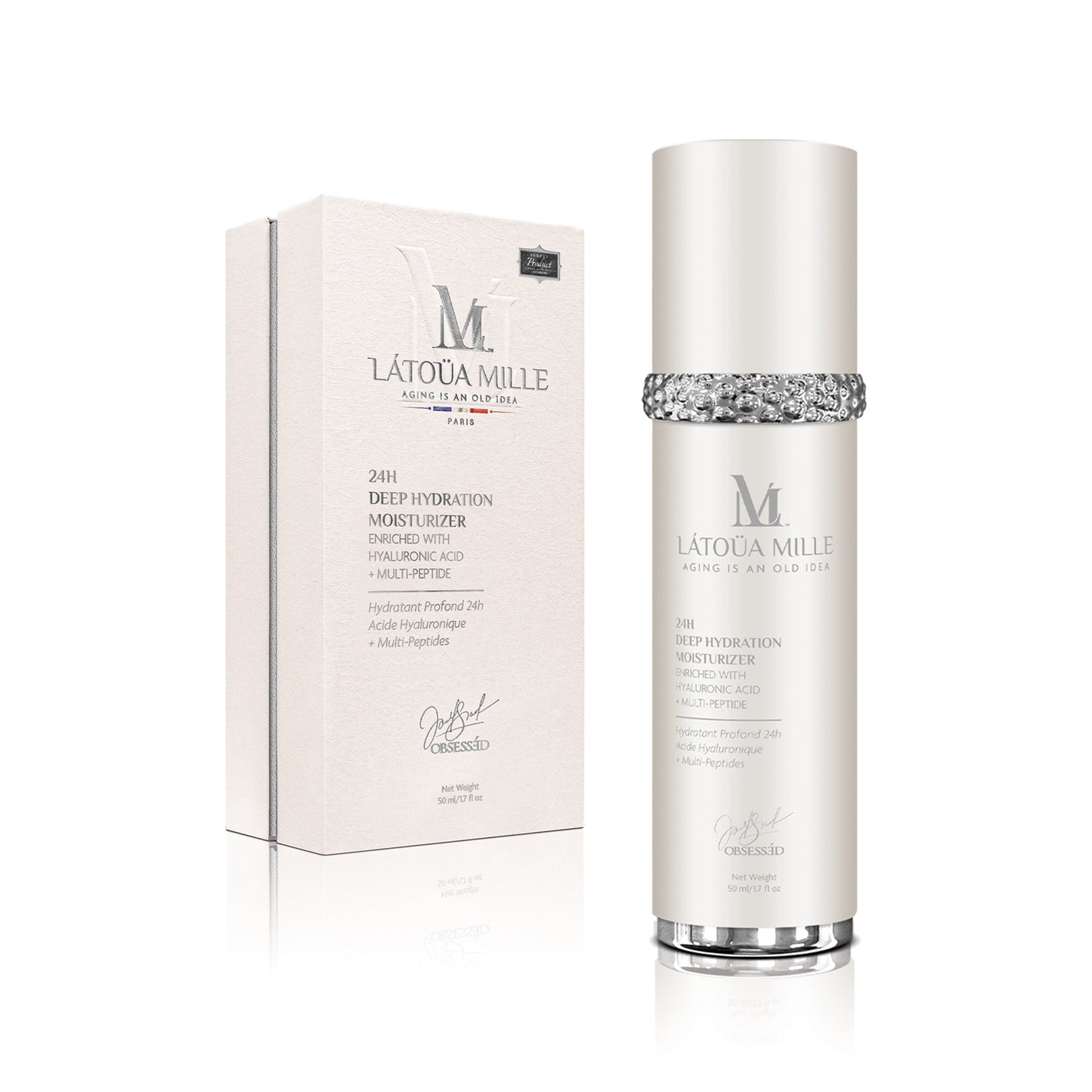 24h Deep Hydration Moisturizer Hyaluronic Acid + Multi-Peptide