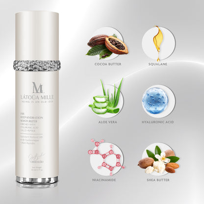 24h Deep Hydration Moisturizer Hyaluronic Acid + Multi-Peptide