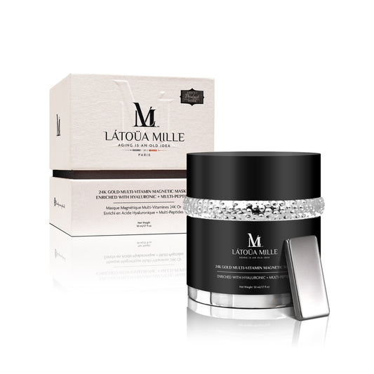 24K Gold Multi-Vitamin Magnetic Mask   Enriched With Hyaluronic + Multi-Peptide