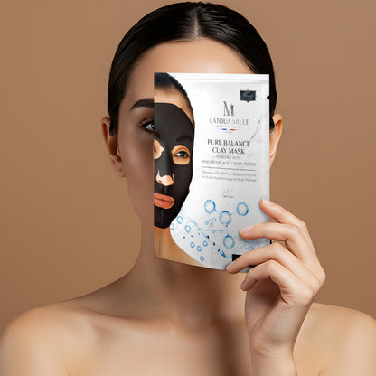 Pure Balance Clay Mask  Enriched with Hyaluronic Acid + Multi-Peptide