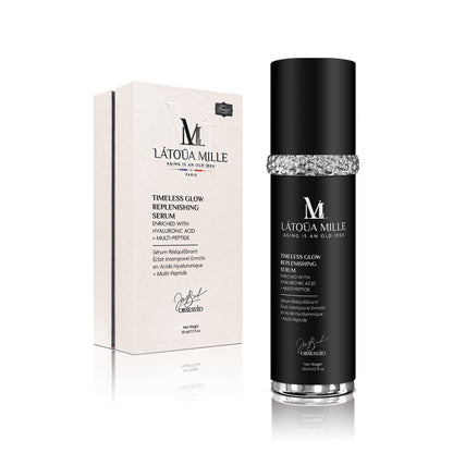 Timeless Glow Replenishing Serum Enriched with Hyaluronic Acid + Multi-Peptide